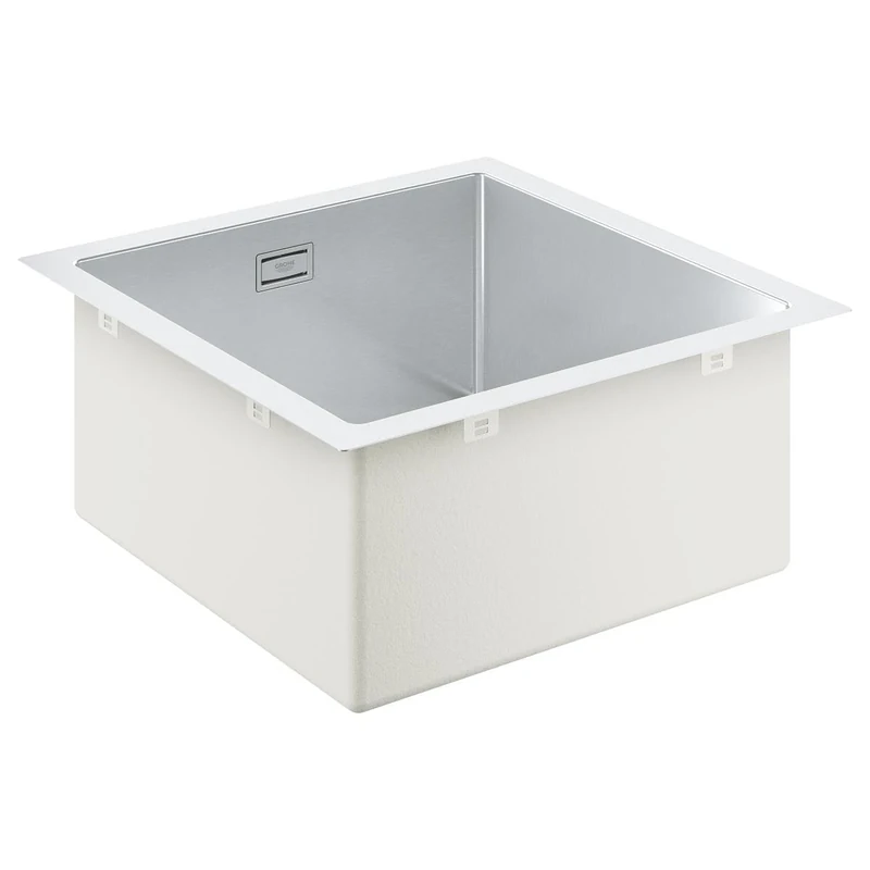 GROHE K700 Stainless Steel Kitchen Sink, Flush-Mounted, with Overflow, 464x464mm, 31578SD1