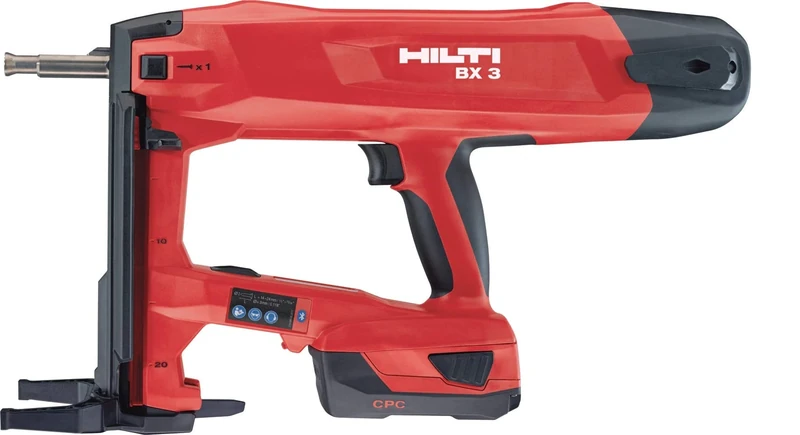 Hilti 2184454 Battery Nailer for Electrical and Mechanical Applications, 22 V, Black Red, 473 x 134 x 280 mm