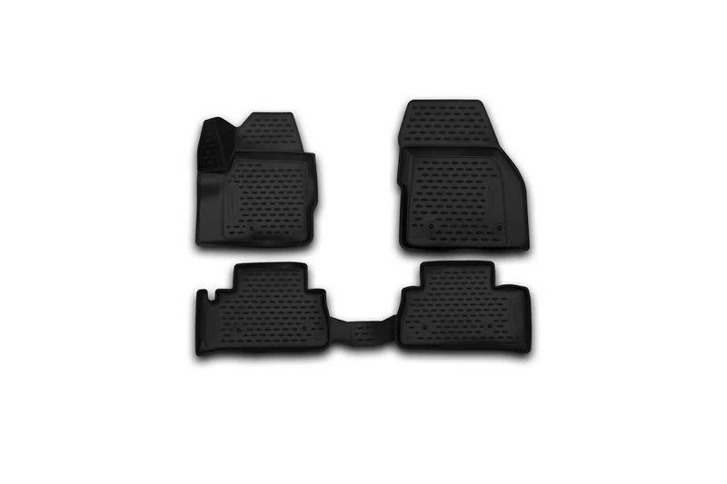 Element 3D Rubber Mat Set Suitable for Land Rover Freelander | 2006-2014 | 100% Car Floor Mats, Robust Universal Car Floor Mats, Car Rubber Mats