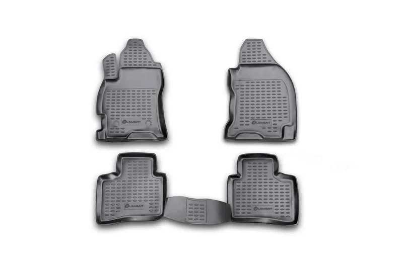 Element EXP.NLC.16.05.210 Premium Anti-Slip Rubber Floor Mats for Ford Mondeo Year 00-07 Black