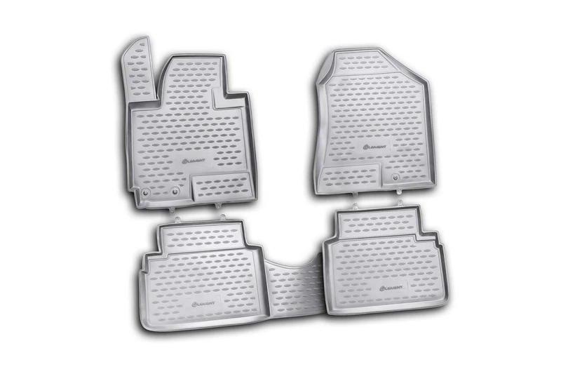 Element EXP.NLC.20.36.210kh Premium Non-Slip Rubber Floor Mats Hyundai ix35 Year 10-20 Black