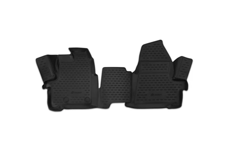 Element EXP.NLC.3D.16.60.210k Premium Anti-Slip Rubber Floor Mats for Ford Transit (1+2 Seats) Year 14-15 Black