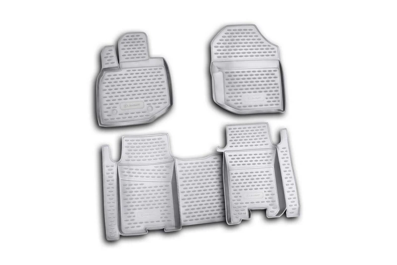 Element EXP.NLC.18.19.210kh Premium Anti-Slip Rubber Floor Mats for Honda Jazz Year 08-15 Black