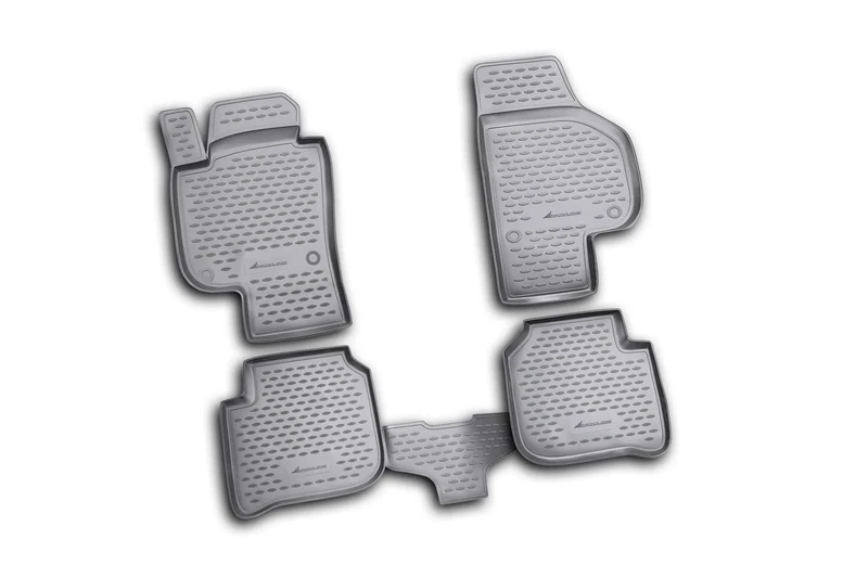 Element EXP.NLC.45.04.210k Premium Anti-Slip Rubber Car Floor Mats, Car Mats for Skoda Superb Year 08-15 Black