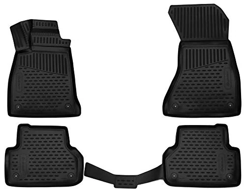 Element EXP.ELEMENT3D0429210k 3D Premium Non-Slip Rubber Floor Mats Audi A5 II 8W6 03/2016-> 4WD 4WD 4WD Black Fit
