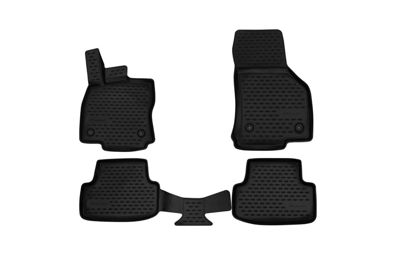 Element Custom-fit premium non-slip rubber floor mats for Audi A3 (8V), hatchback, black