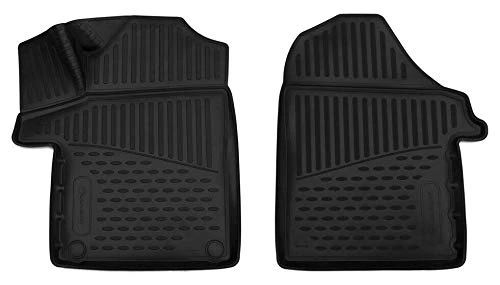 Element 3D Rubber Mat Set Suitable for Mercedes-Benz V-Class W447 2019-2025 Front Only! 100% Car Floor Mats, Robust Universal Car Floor Mats, Rubber Mats Car
