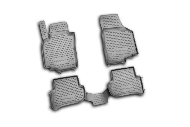 Element 3D Rubber Mat Set Suitable for Skoda Yeti | 2009-2018 | 100% Car Floor Mats, Robust Universal Car Floor Mats, Rubber Mats Car