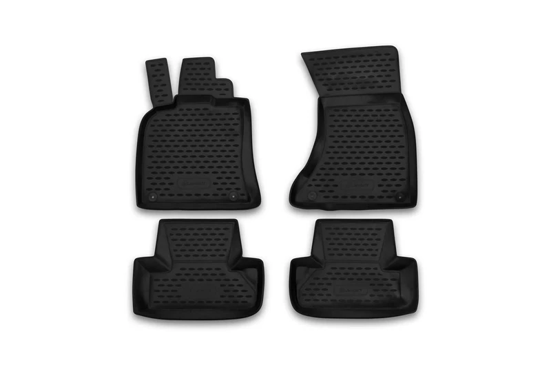 Element EXP.NLC.04.15.210 Premium Anti-Slip Rubber Floor Mats for Audi Q5 Year 08-17 Black