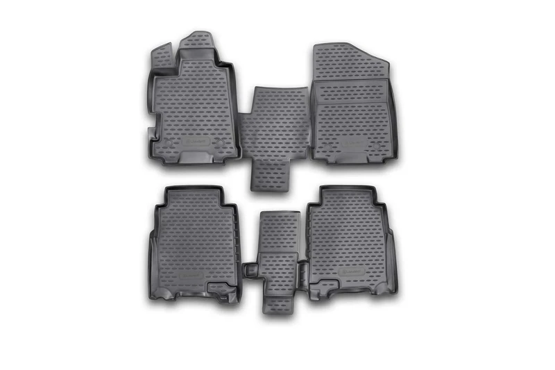 Element EXP.NLC.18.24.210k Premium Anti-Slip Rubber Floor Mats for Honda FR-V Year 04-09 Black