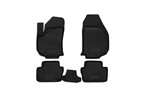 Element EXP.CAROPL0009 Premium Non-Slip Rubber Floor Mats for Opel Zafira B A05 Van Family Year 05-20 Black