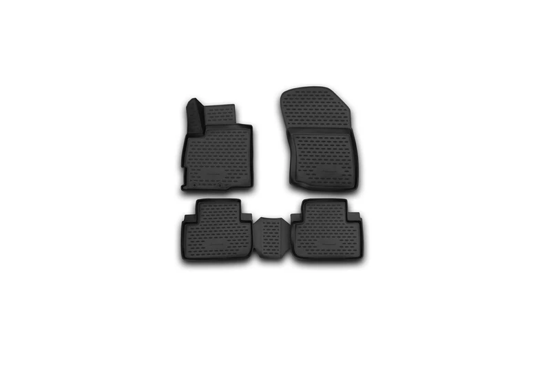Element EXP.NLC.3D.35.28.210 Premium Anti-Slip Rubber Floor Mats for Mitsubishi Outlander 2 WD Year 12-20 Black