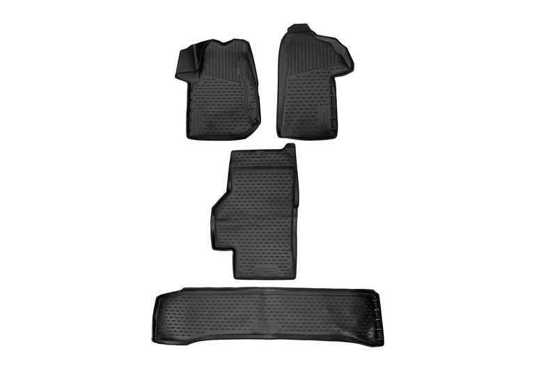 Element EXP.ELEMENT3D01214210 Premium Anti-Slip Rubber Floor Mats for Dacia Master Year 10-20 Black