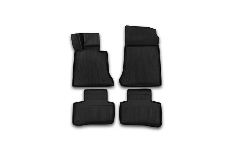 Element Custom-fit premium non-slip rubber floor mats, Mercedes-Benz GLK X204, black
