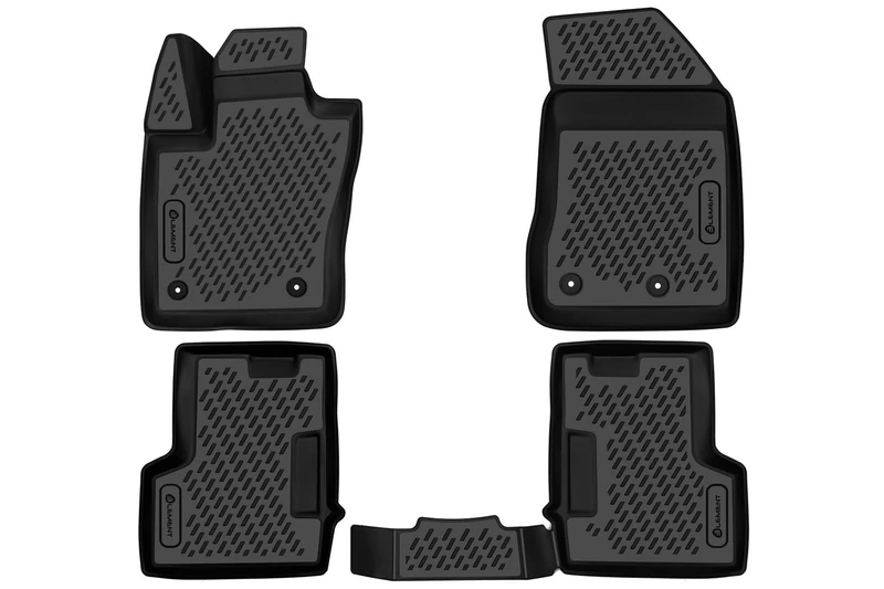 Element 3D Premium Non-Slip Rubber Floor Mats Jeep Renegade 2014 ->