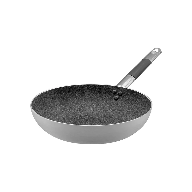 Pentole Agnelli ALSC111BGC24 Shark Skin Line, High Non-Stick Frying Pan 24 cm