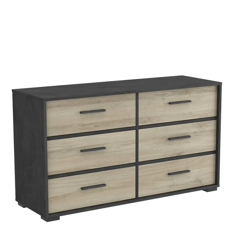 Demeyere 3+3 Drawer Chest Diana, 116,7 x 39,6 x 66,2 (LxWxH