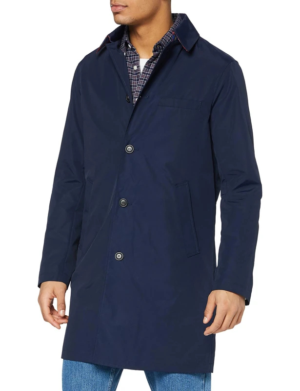 United Colors of Benetton (Z6ERJ) Men's Cappotto Dress Coat Not Applicable, Blu 016, 46