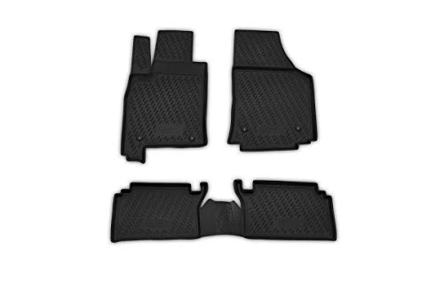 Element EXP.CAROPL0005 Premium Non-Slip Rubber Car Mats, Floor Mats for Opel Meriva Year 02-10, Black