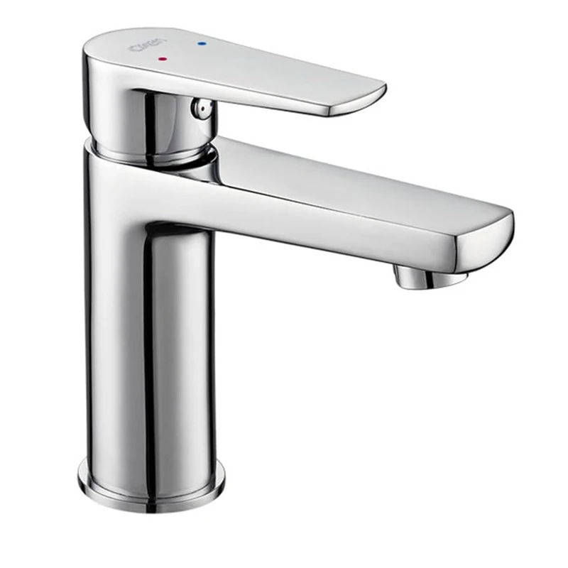 Kibath 427451 FU Basin Mixer Tap Made from Brass with Shiny Chrome Finish. Includes Fittings, Beaters and Cartridge