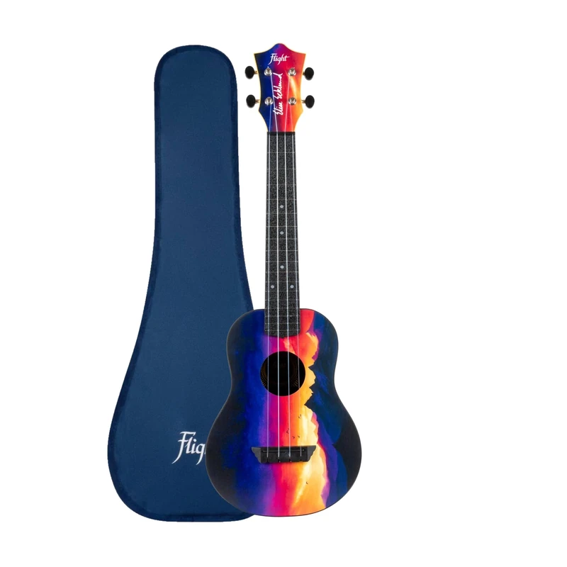Flight Elise Ecklund Signature Sunset Travel Ukelele - Sopran