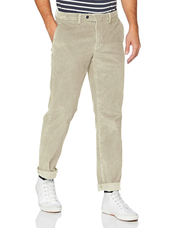 Hackett London Men's Cord Chino Trousers, 28W/32L