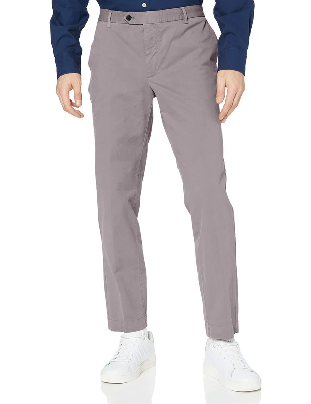 Hackett London Men's Core Kensington Pants, 9hoflannel Grey, 40 W/30 L - Image 1