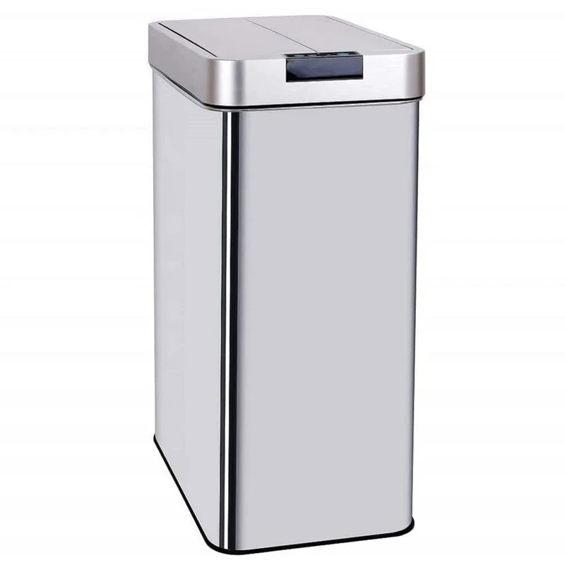 KITCHEN MOVE BAT-D870 Automatic Kitchen Waste Bin, stainless steel Metal Aluminium, stainless steel, 70L