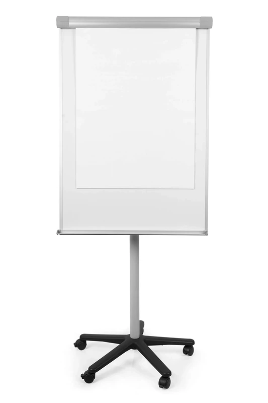 Bi-Office Smart Mobile Conference Easel, Magnetic, Grey, Aluminium Frame 70 x 100 cm
