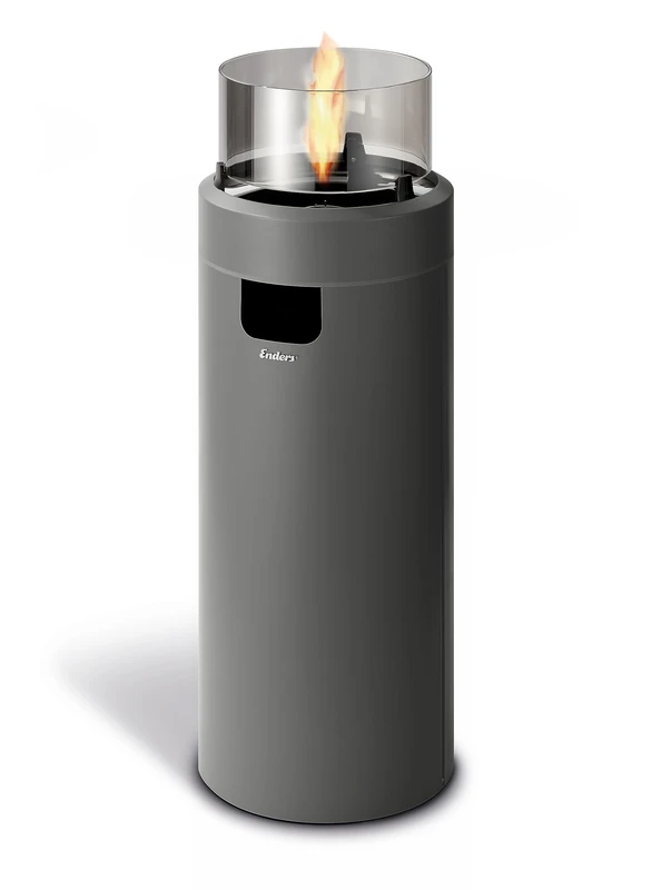 Enders Nova LED L Fire Pit, Grey/Black
