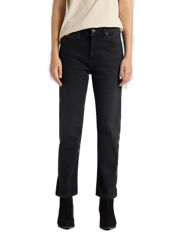 Lee Damen Carol Captain Black Jeans, 27W / 33L