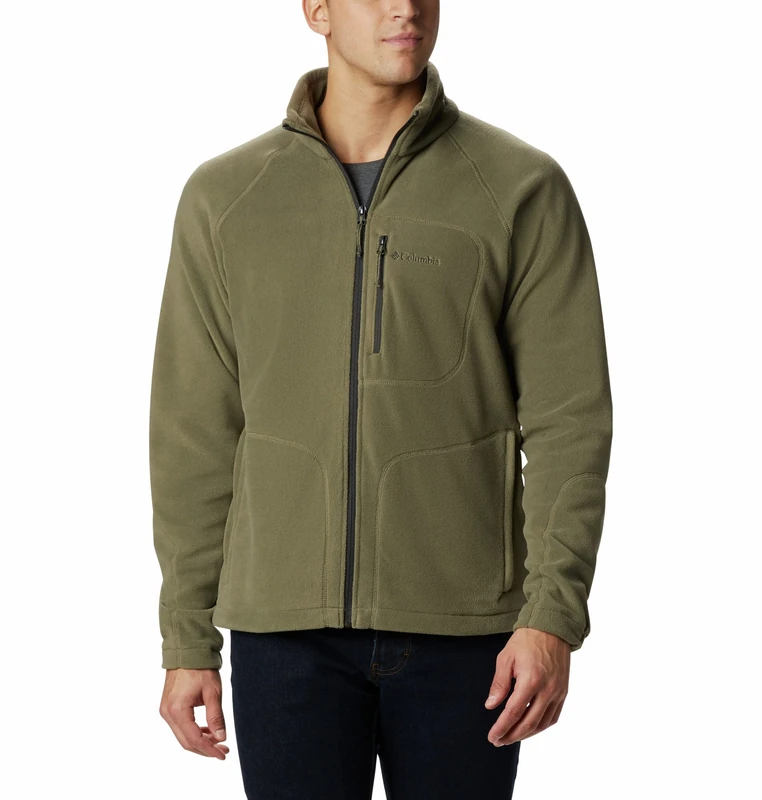 Columbia Men's Fast Trek 2 Full Zip Fleece Full Zip Fleece Jacket, Black Cherry x Shark, Size L