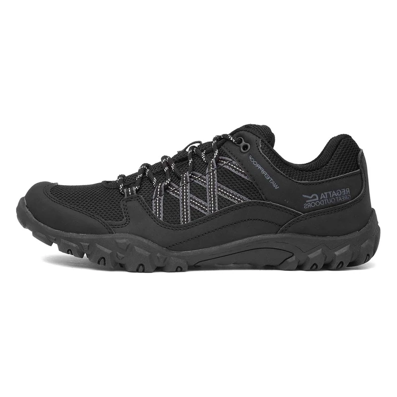 Regatta Mens Edgepoint III Walking Trainers - Black - 7 UK