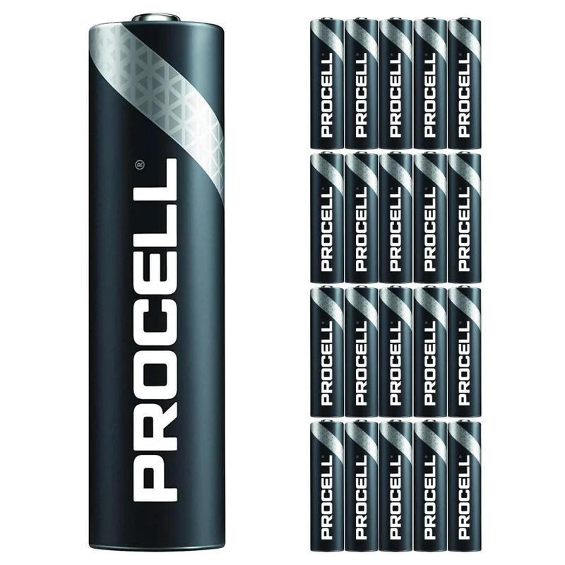 20 Pack - Duracell Procell AAA Batteries | 1.5V Industrial Power Alkaline Battery | Home or Office Use | Car Air Freshener Promo Pack | Reliable Long Lasting Power