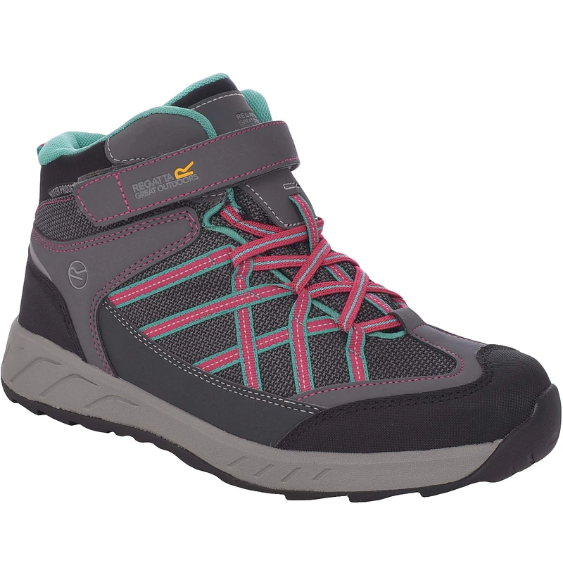 Regatta Kids Samaris V Waterproof Walking Boots - Granite Duchess - 9K UK