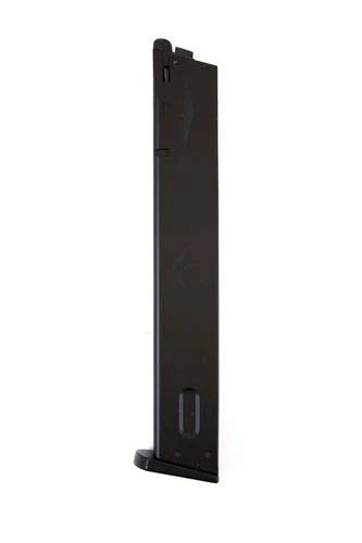 WE Airsoft Europe M92 50 Rounds Exended Magazine, Black