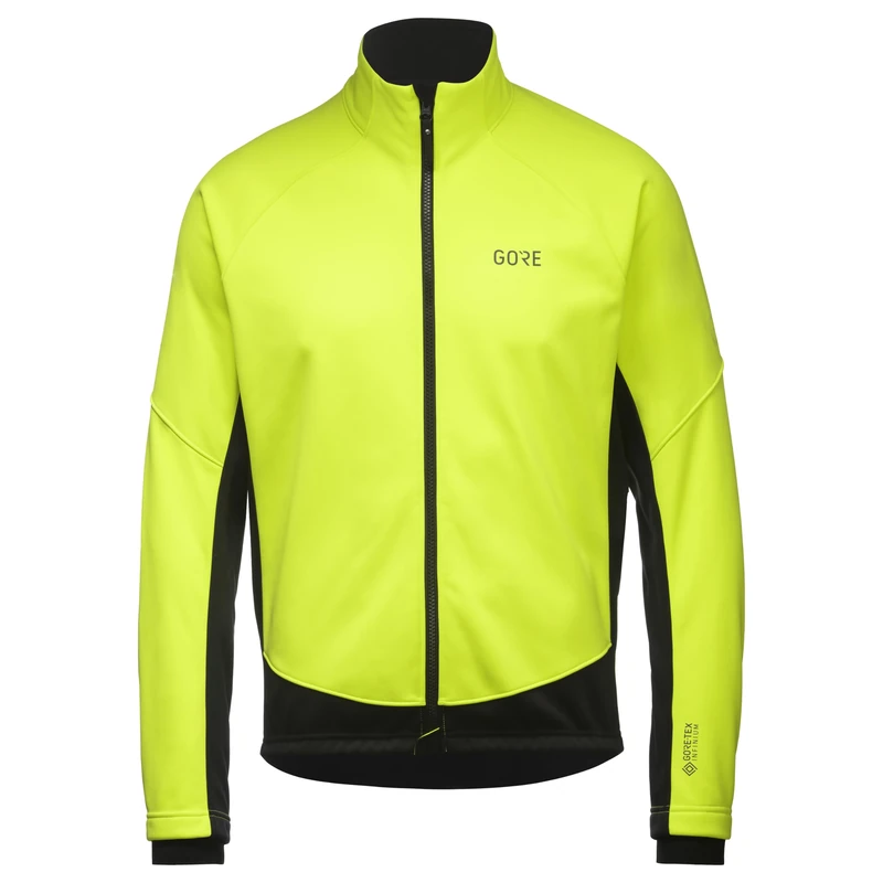 GORE WEAR Mens C3 Jacket - Neon Yellow/Black - Size L