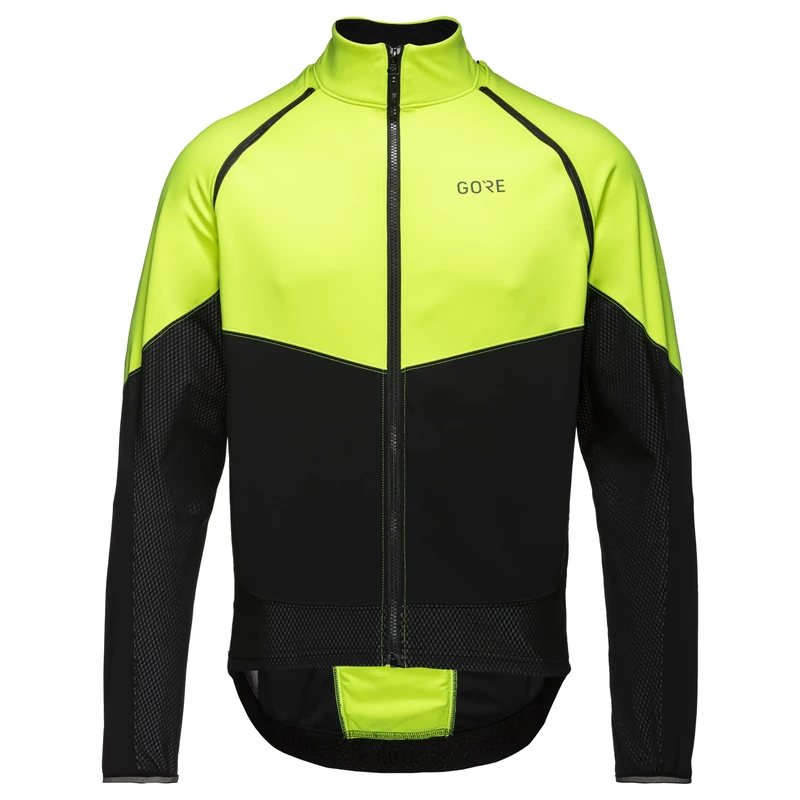 GOREWEAR Phantom WINDSTOPPER Jacket Mens, Neon Yellow / Black, XL