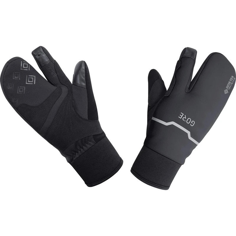 GOREWEAR WINDSTOPPER Thermo Split Gloves, Black, 10