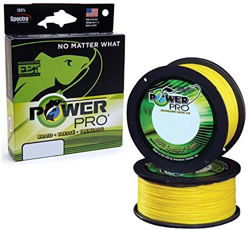 Power Pro PPBI274041Y 4-Strand Hi Vis Braid Yellow 27400 m Diameter 0.4 mm R.40 kg