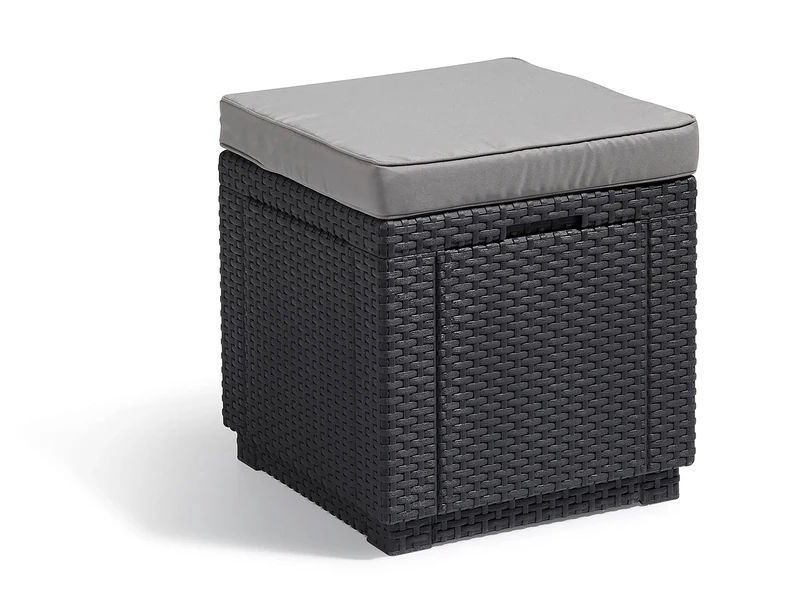 Keter Cube with Storage and Cushion