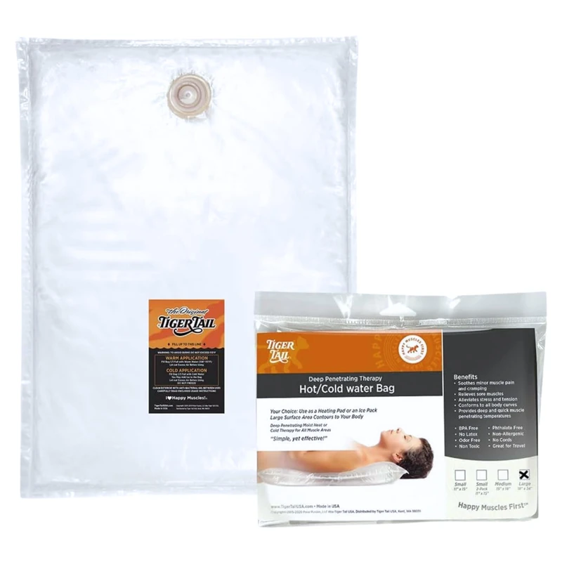HydroHug DrySoak Hot Water Therapy Pillow – Large 5‑Gallon Capacity, 21″ × 23″ Heating, Cooling Surface – Deep Heat & Cold Therapy Bag for Muscle Relief, Circulation Boost & Relaxation - Image 1