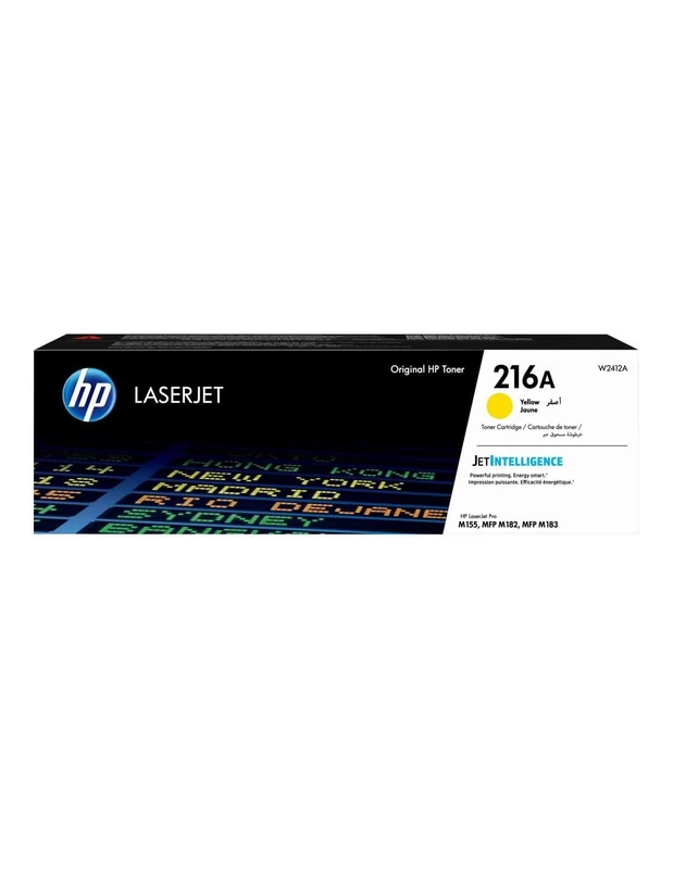 HP W2412A 216A Original LaserJet Toner Cartridge, Yellow, Single Pack