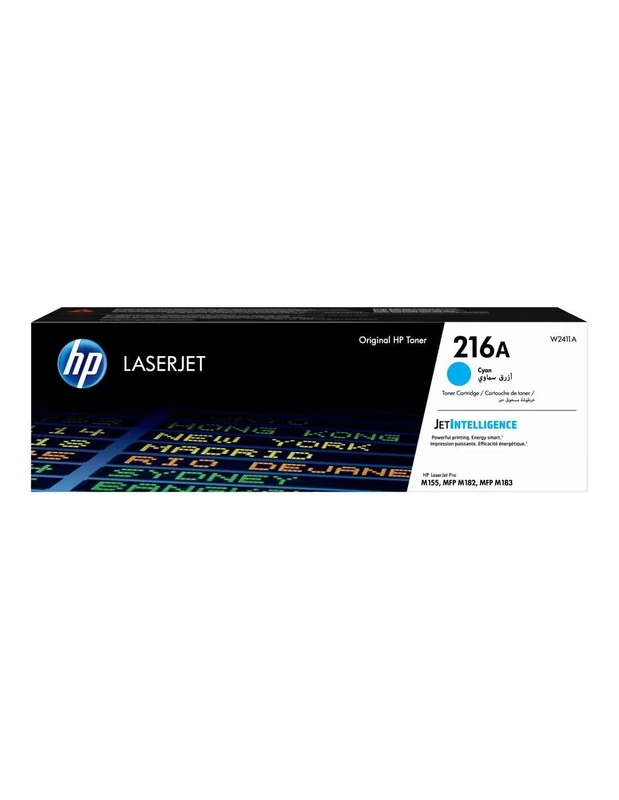 HP W2411A 216A Original LaserJet Toner Cartridge, Cyan, Single Pack