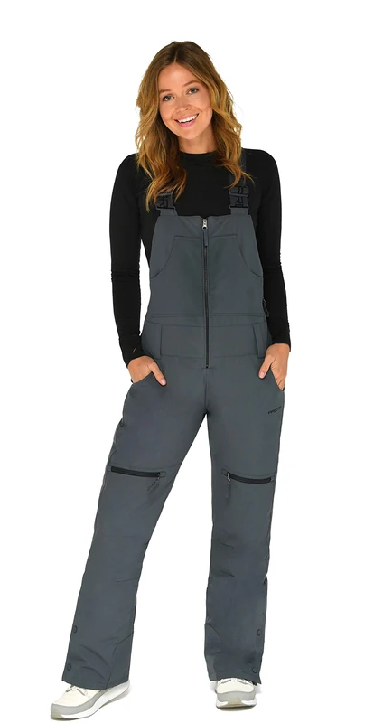 ARCTIX Women's Traverse Bib Recycle, Steel, X-Large (16-18) Regular