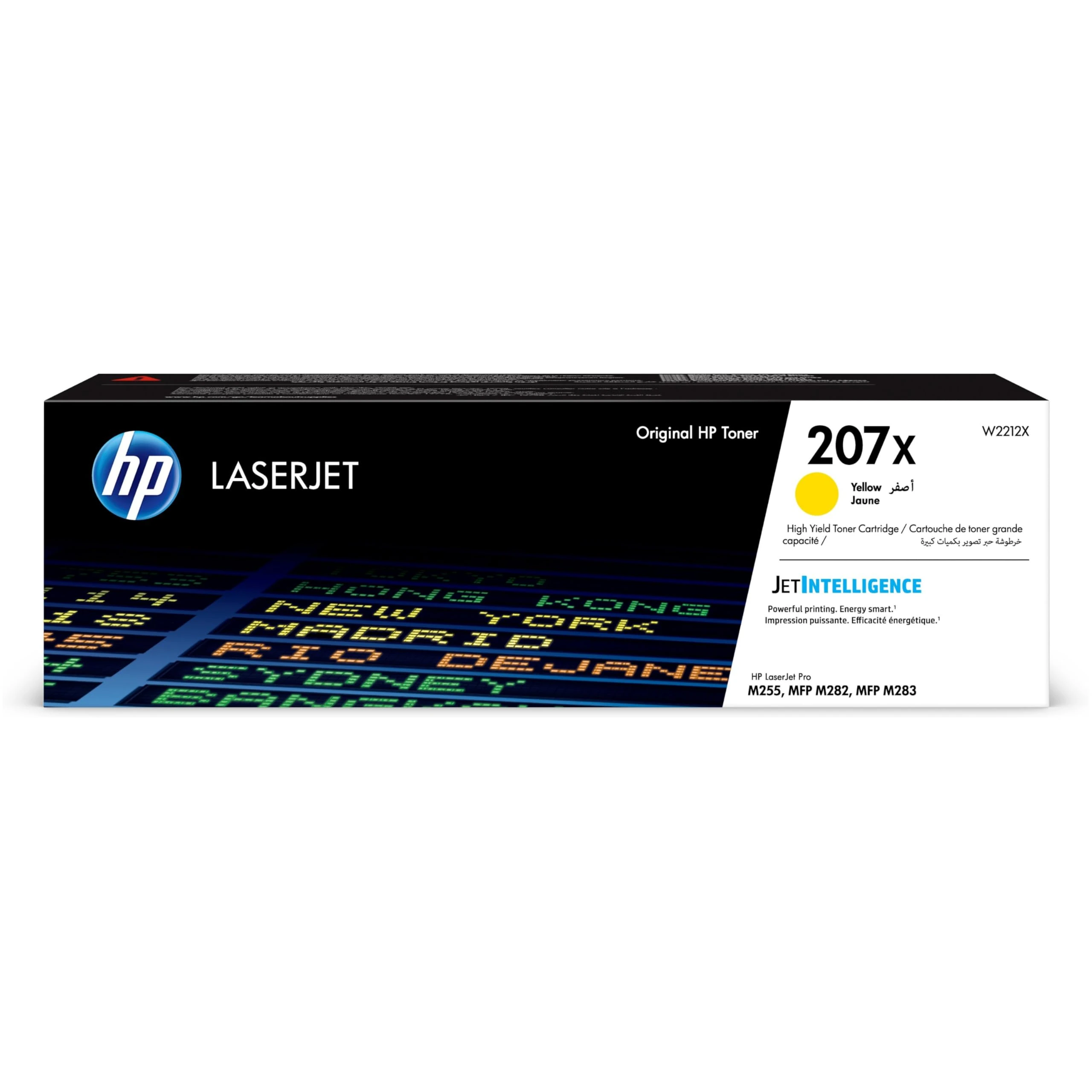 HP W2212X 207X High Yield Original LaserJet Toner Cartridge, Yellow, Single Pack