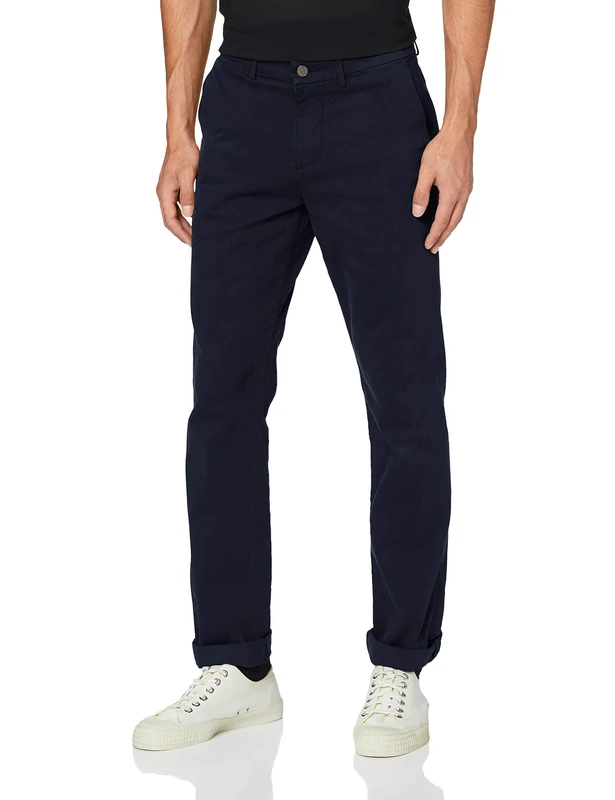 7 For All Mankind Men's Chino Casual Pants, Dark Blue, 30