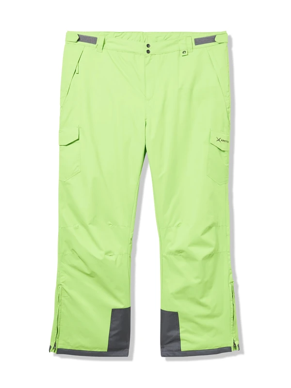 ARCTIX Men's Snow Sports Cargo Pants, Lime, Large (36-38W * 36L)