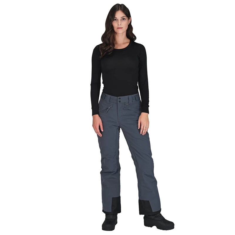 ARCTIX Women's Premium Insulated Snow Pants, Steel, Large (12-14) Regular