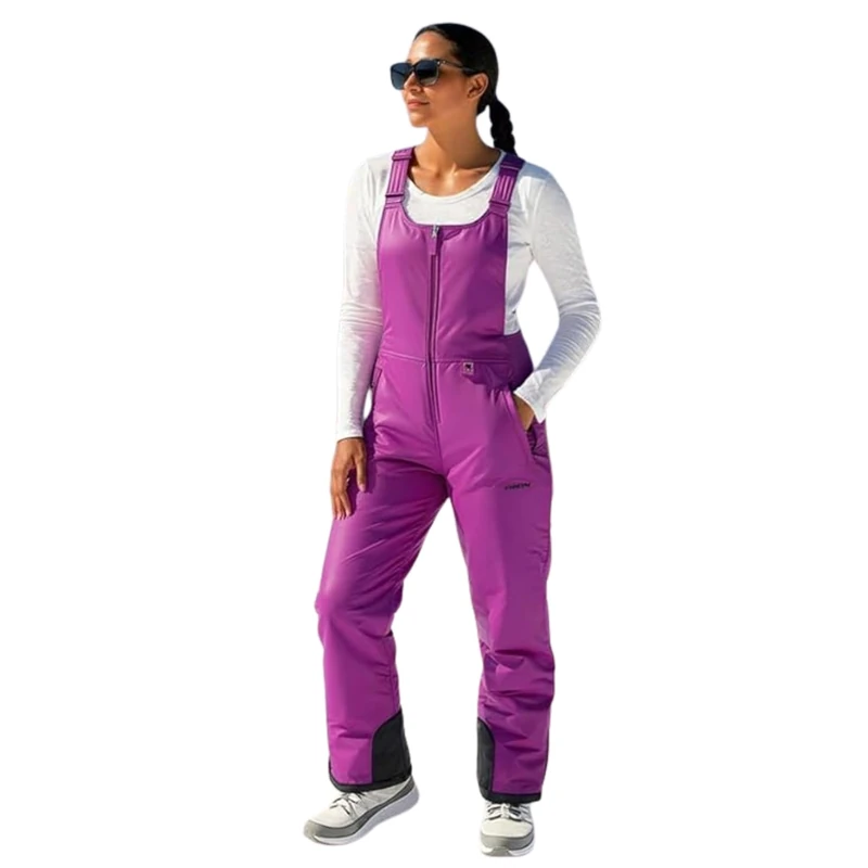 ARCTIX Women's Essential Insulated Bib Overalls, Amethyst, 3X (24W-26W) Short